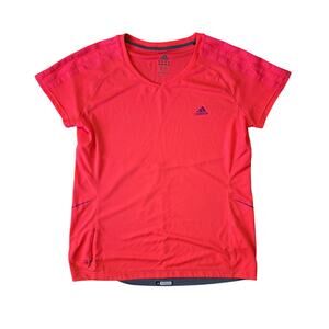 Adidas Supernova V-Neck Shirt Women’s XL Short Sleeve Running Athletic